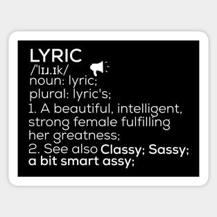 Lyric Name Lyric Definition Lyric Female Name Lyric Meaning Sticker